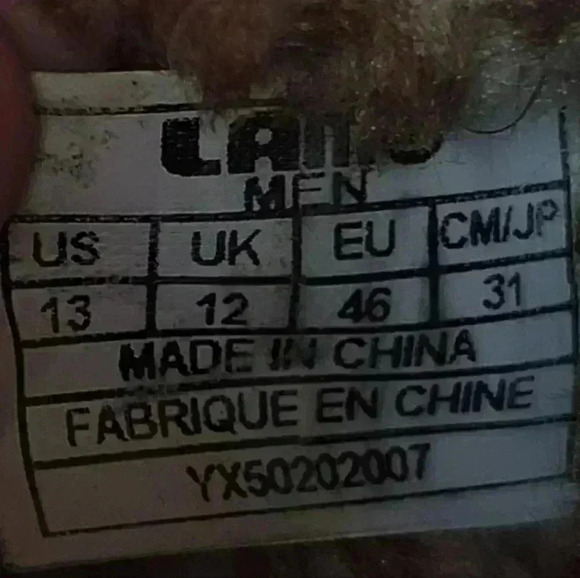 Size 13 Lamo Men's Romeo Suede Faux Fur Chestnut Slip On Slippers Shoe - Picture 6 of 6